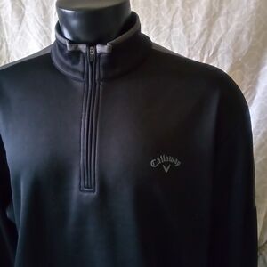 Callaway Golf 1/4 Zip Pullover Fleece Jacket Mens Size XL